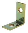 Battalion 1WDF4 Corner Brace, Steel, 1 Wx2 In L, PK 4