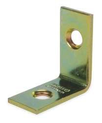 Battalion 1WDF4 Corner Brace, Steel, 1 Wx2 In L, PK 4