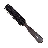 業務用ヘアブラシ 1801 シャトリ平ブラシ猪毛 ABS樹脂218mm
