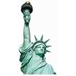 Statue of Liberty Die-Cut Photographic Magnet