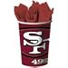 San Francisco 49Er's 16 Oz. Cups