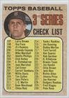 1968 Topps #192B - Checklist 3 Carl Yastrzemski (Special Baseball Playing Card Game - To increase yo