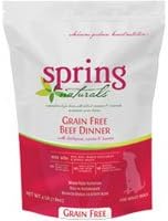 Spring Naturals Grain-Free Beef Dinner for Dogs - 4lb Bag