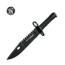 Smith and Wesson SW3B Special Ops M-9 Bayonet Special Force Knife, Black by Smith & Wesson