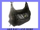 Damentasche Echt Leder in Zeitlosem Design noire
