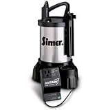 Simer 3989 3/4 HP Submersible Sump Pump