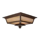 Craftmade - Z1317-98: 14 Argent Series Outdoor Flushmount