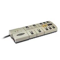 Surge Protectors, 2950 Joules, 10 Outlets, 8, Silver