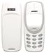White Faceplate For Nokia 3395, 3390, 3310
