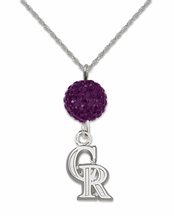 Colorado Rockies Ovation Crystal Necklace