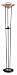 Lite Source LS-995CP Rotatory Torchiere Lamp, Black/ Copper