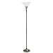 New-Ledu L9003 - Incandescent 3-Level Torchiere, Alabaster Shade, Antique Brass Finish, 68-1/2 - LEDL9003