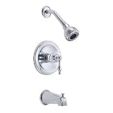 Danze D510155T Sheridan Tub and Shower Trim Kit, Chrome, Valve Not Included