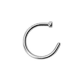 Surgical Steel Nose Hoop Ring 5/16