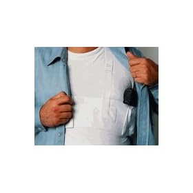 Deep Concealment shoulder holster #234 White-X LARGE 45"-50"-RIGHT HAND - Comes with Cool Max material to minimize sweat - Fits small to medium frame semi-autos and revolvers up to 7 inches overall length