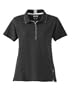 Adidas ClimaLite Ladies Interlock Polo - BLACK/WHITE - XX - Large