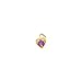 14K Gold June Birthstone Heart Charm title=