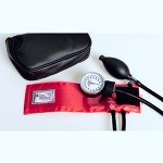 Moore Medical Premium Pocket Aneroid Sphygmomanometer Large Adult Black