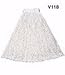 Rubbermaid V159 Economy Cotton Mop Heads Cut-End White 32 oz 5" White Headband 12/Carton