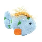 Image Multipet International Look Who's Talking Cat Toy, Fish, 1-1/4-Inch