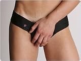 Joe Snyder Mesh Pouch Mini Cheek Trunk Black