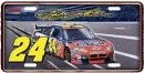 Jeff Gordon #24 Nascar License Plate (2008)