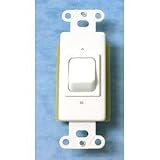 Impact Acoustics In-Wall A-B Speaker Selector Switch - Speaker selector - ivory