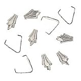 Sterling Silver Pinch Bail For Stone & Crystal Pendants (10)