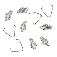 Sterling Silver Pinch Bail For Stone & Crystal Pendants (10) thumbnail