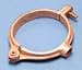 456 Malleable Split Ring Hanger for Copper Tube, 1/2" Pipe, 0.84" OD, 3/8" Rod