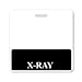 X-RAY Badge Buddy - Heavy Duty Horizontal Badge Buddies for X Ray Technicians - Spill & Tear Proof Cards - 2 Sided USA Printed Quick Role Identifier ID Tag Backer by Specialist ID