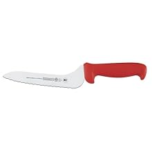 Mundial R5620-7E 7-Inch Offset Serrated Edge Sandwich Knife, Red