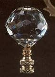 Finial Showcase Austrian Crystal Series Crystal Faceted Ball Finial- C73/C73