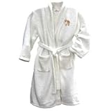 Review   / Chenille Bath Robe with Pomeranian