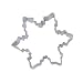 RM Snowflake Metal Cookie Cutter for Holiday Baking / Christmas Party Favors / Scrapbooking Stencil 3"