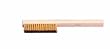 BRASS SCRATCH BRUSH WITH WOOD HANDLE