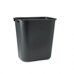 Wastebasket, 7 Gallon, Seamless Construction, 15x14-1 2x10-1 4, Black RUB29561 by Rubbermaid