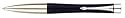Sanford Parker Urban Twilight Blue Barrel Black Ink Medium Point Retractable Ballpoint Pen (35911)