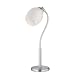 Lite Source LS-21687PS/FRO Desk Lamp, Polished Steel with Frosted Glass Shade