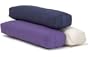 YogaAccessories (TM) Pranayama Cotton Yoga Bolster - Purple