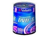 Verbatim - 100 x DVD-R - 4,7 Go - 16x - Argent mat - Spindle