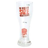 England Rugby Size Matters 2 Pint Glass - One Size Only