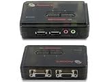 2PORT USB Switch with audio Cables Included