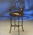 Oxford OX217 Swivel Bar Stool - Autumn Rust with Ford Brown