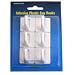 Tools & Hardware : Adhesive Plastic Cup Hooks, White