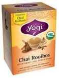 Yogi Teas Tea Chai Rooibos Org