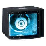 New Dual Sbp10 10inch Bandpass Subwoofer Enclosure Cast-Aluminum Frame Chromed Backplate