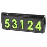 Green LED Solar Address Light