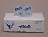 Triad Wash Up Towelette 5x7 Lemon Scented Benzalkonium Chloride Antiseptic - Case of 100