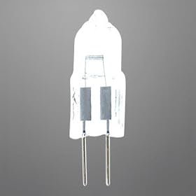 JC 20 WATTS QUARTZ HALOGEN LIGHT BULB 12 VOLTS G4 BIPIN BASE LONG LIFE 3,500 HOURS TUNGSTEN HALOGEN LAMP